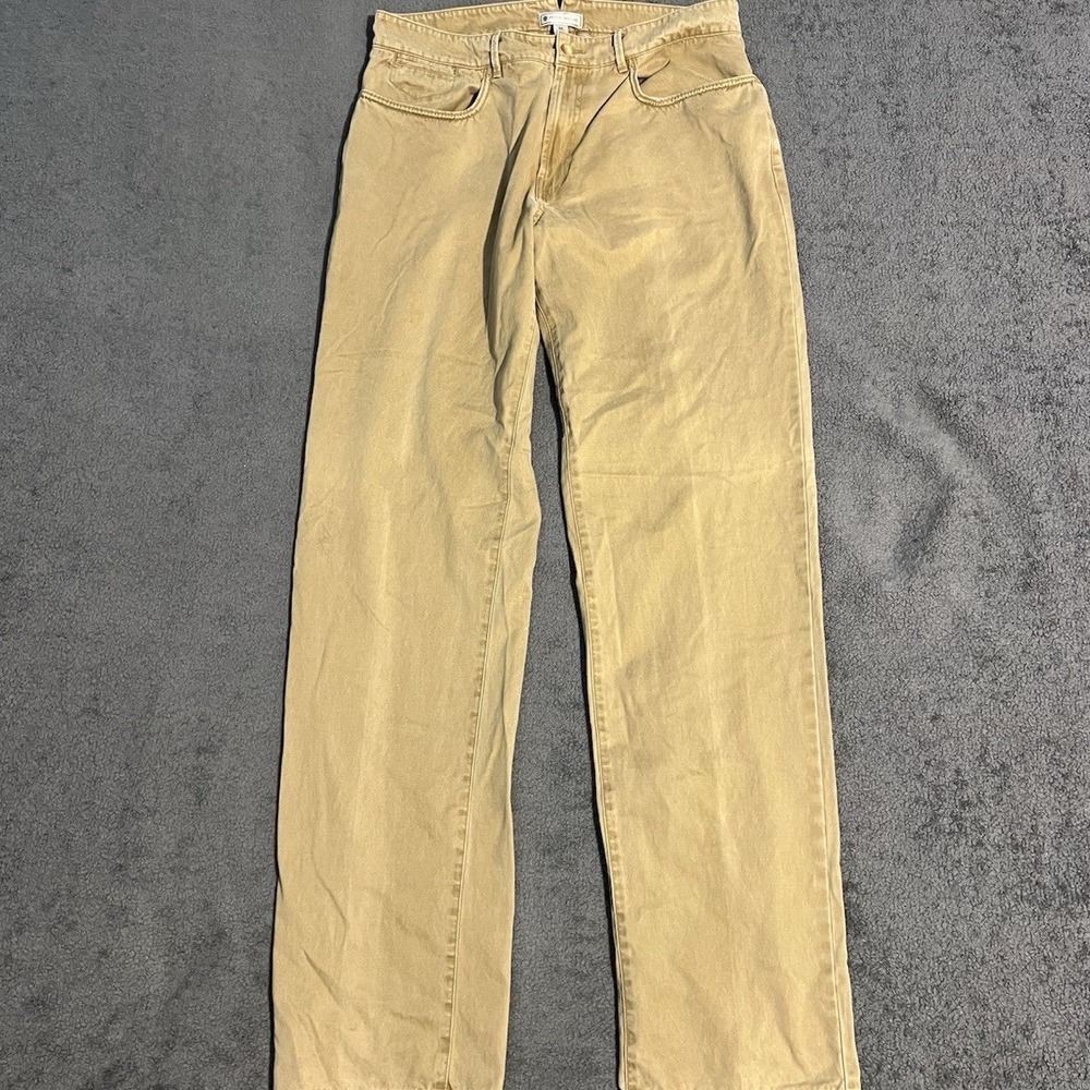 Peter Millar Men's Beige Dress Chino Pants Size 34x34 100% Pima Cotton Casual